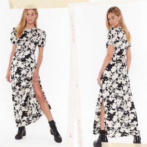 NASTY GAL Floral Dress